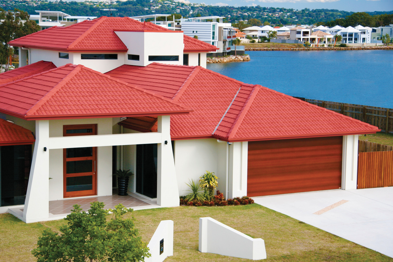 Creation Homes display home with Elabana roof in Chilli